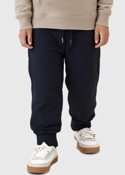 Danny dark blue drawstring joggers