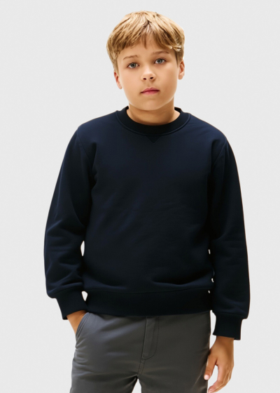 Clement dark blue one color sweater