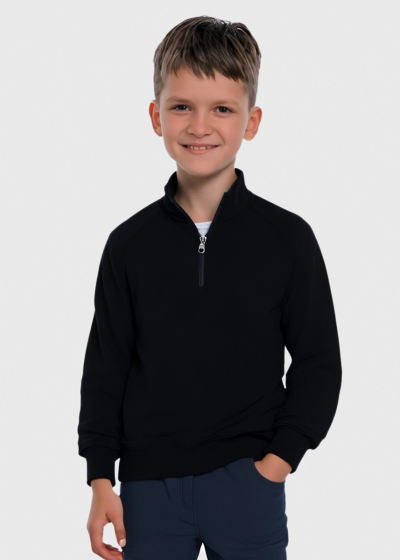 Argo melns džemperis ar rāvējslēdzēju