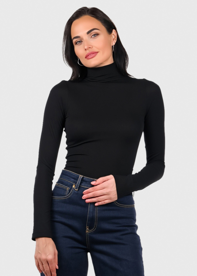Edith black women's turtleneck