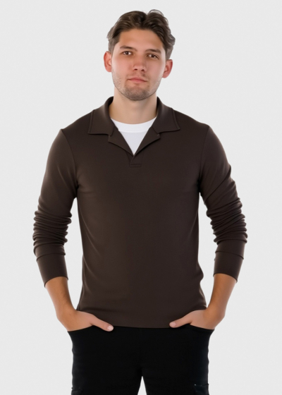 Aristo brown men's sweater