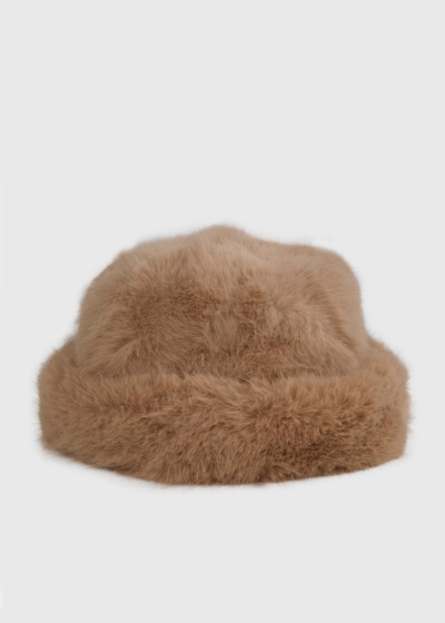 Cass light brown winter hat