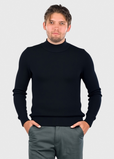 Autis black high neck sweater
