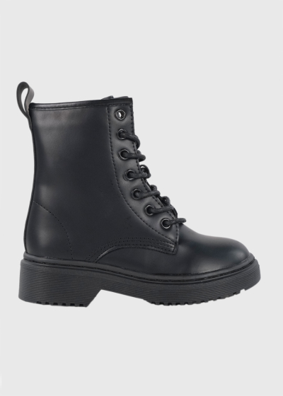Clementa black side zip boots 