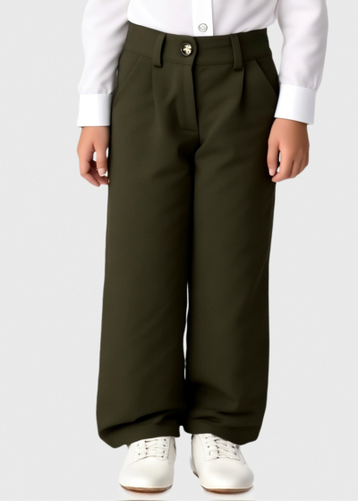 Felicity khaki pants with pockets