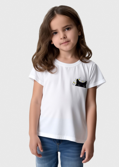 Annie white t-shirt with print