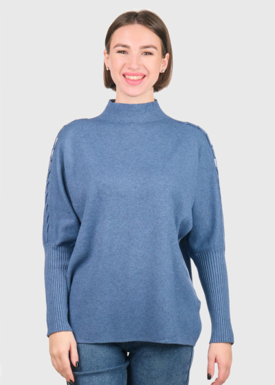 Scar blue women's sweater