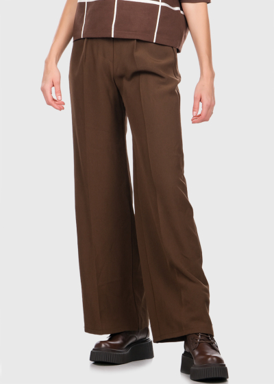 Quinn brown pants with pockets