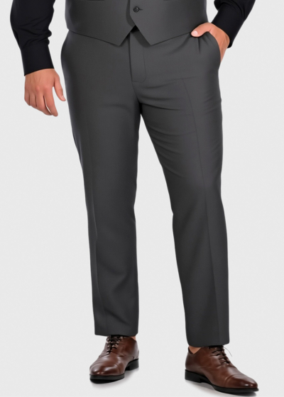 Tian Plus Size dark grey pants