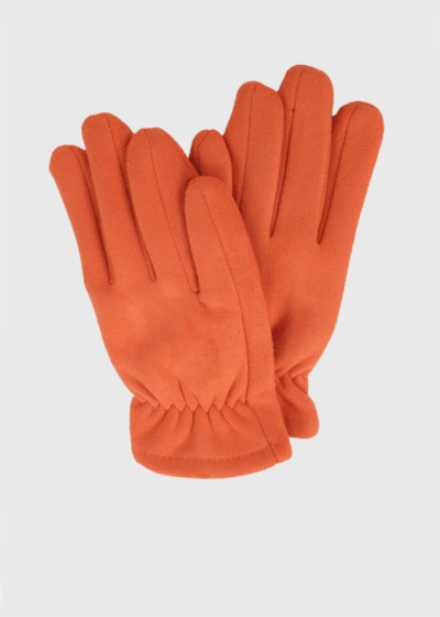 Sasha orange warm gloves