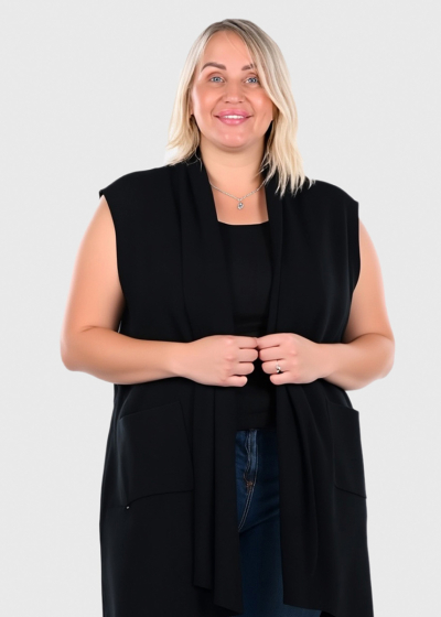 Camilla black cardigan