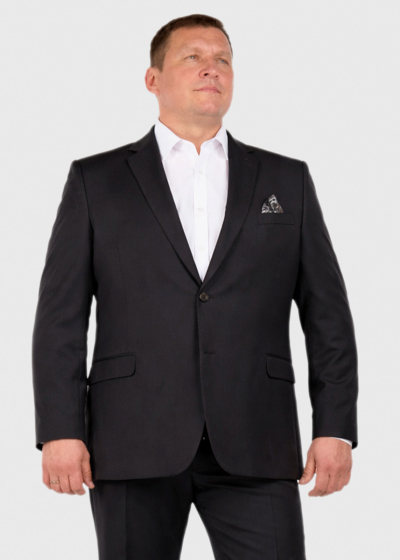 Krister melns klasisks uzvalks ar vilnu