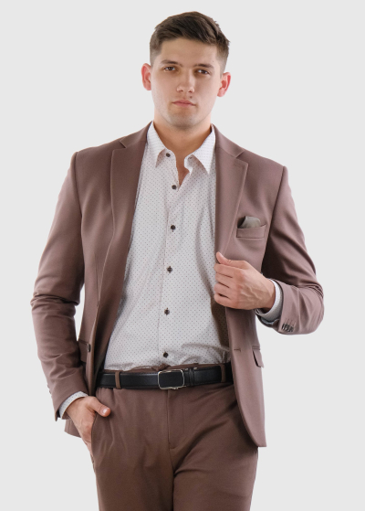 Amatore brown men's blazer