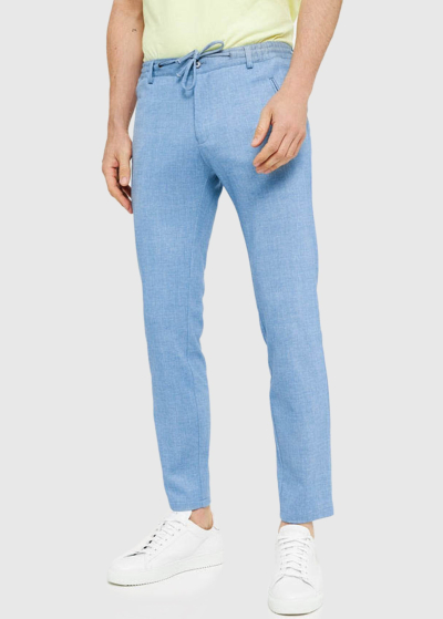 Prospero Slim Fit light blue men's trousers