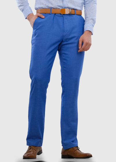 Gustavo Slim Fit синие мужские брюки