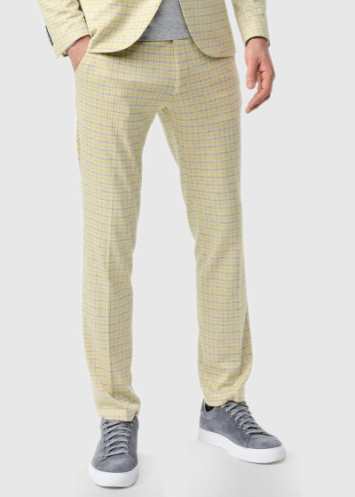 Mosè Slim Fit желтые мужские брюки