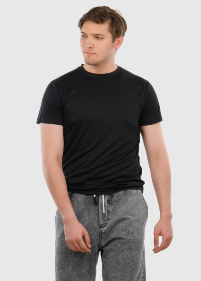 Modesto black men's t-shirt