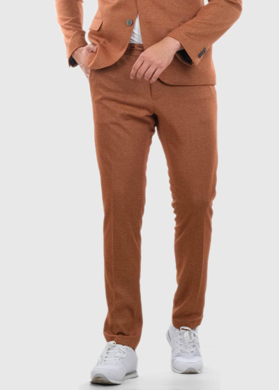 Luca Slim Fit светло-коричневые мужские брюки