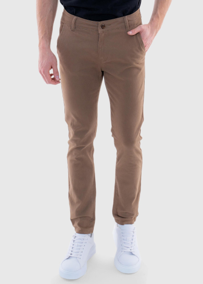 Anastasio Slim Fit коричневые мужские брюки