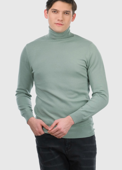 Gianfranco light green men's turtleneck