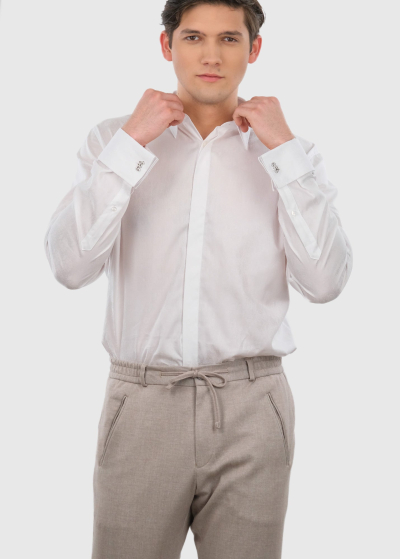Antonio Slim Fit белая рубашка