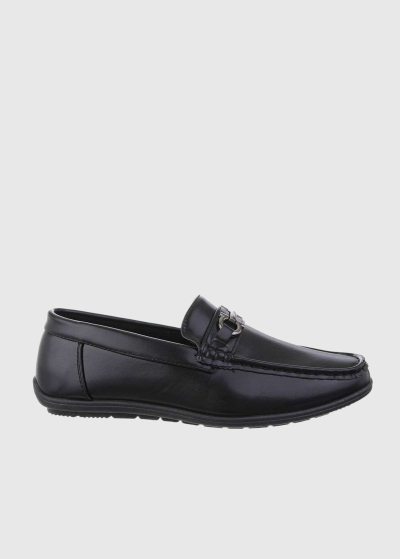 Ignazio black men's moccasins