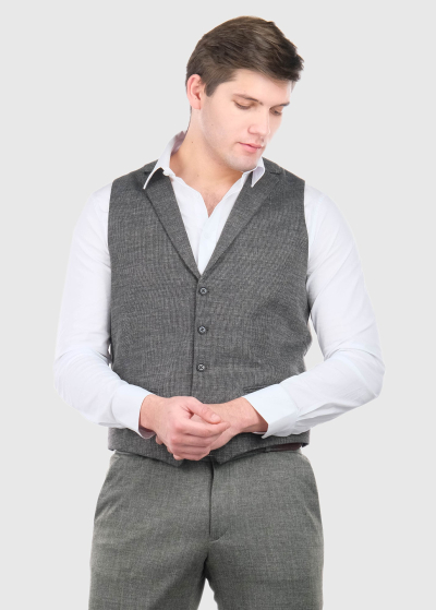 Marco dark green mens classic vest