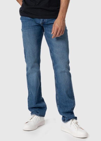 Slim Fit синие мужские джинсы