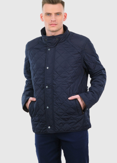 Anastasio dark blue men's quilted jacket