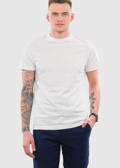 Aurelio white men's t-shirt