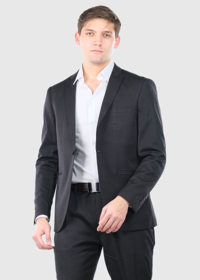 Jacopo Slim Fit black men's suit
