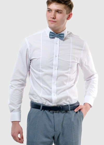 Cesario Slim Fit белая рубашка Большого размера
