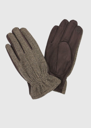 Morena brown womens gloves