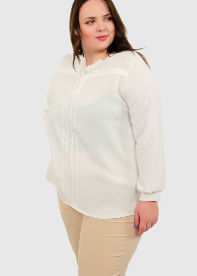 Jolanda Plus Size white blouse