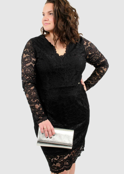Teresa Plus Size evening dress with lace