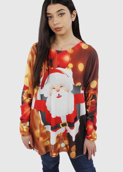 Amelia printed sweater