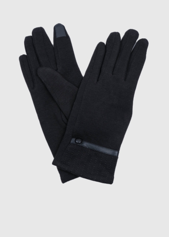 Pierina black women's gloves