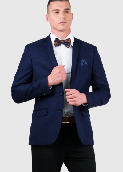 Costanzo blue blazer with pockets
