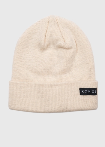 Romina beige hat with logo