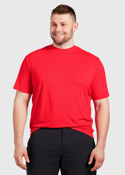Aurelio Plus Size red men's t-shirt