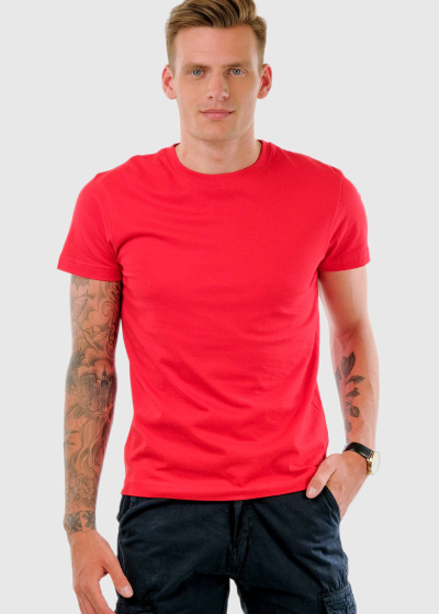 Celso Slim Fit красная мужская майка