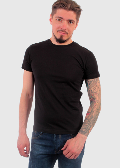 Celso Slim Fit черная мужская майка