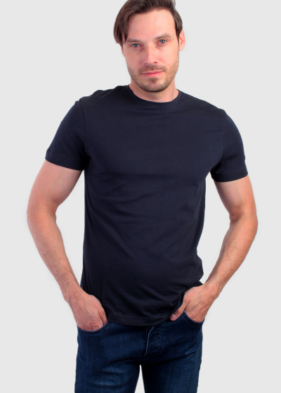 Antonio dark blue organic cotton men's t-shirt