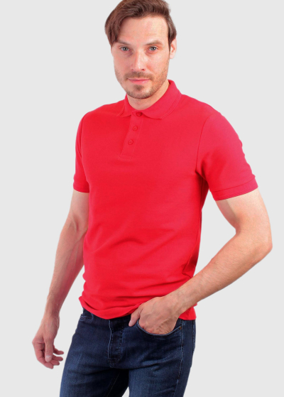 Ermanno red men's Polo Shirt