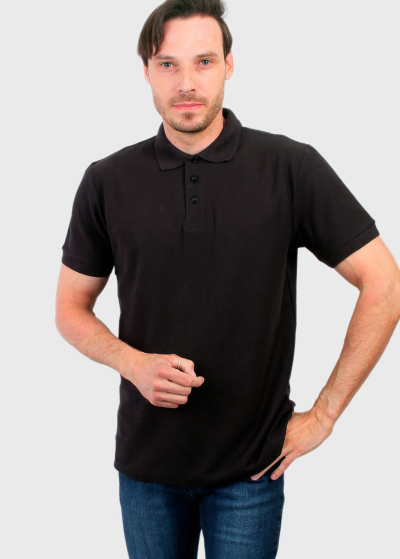 Ermanno black men's Polo Shirt