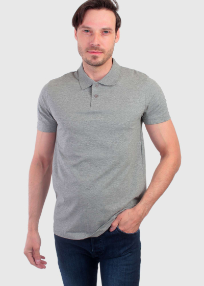 Enrico grey men's Polo Shirt