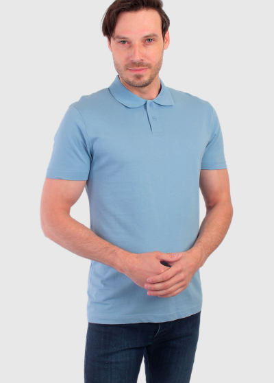 Enrico light blue men's Polo Shirt