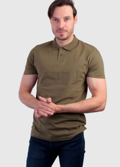 Enrico khaki men's Polo Shirt