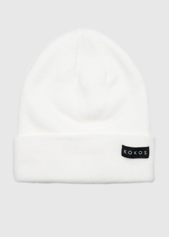 Romina white hat with logo