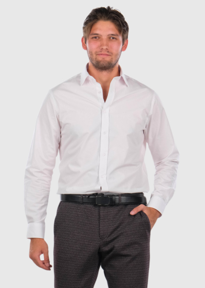 Slim Fit белая рубашка